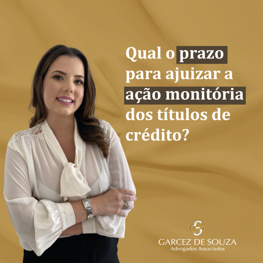 Qual o prazo para ajuizar a ação monitória dos títulos de crédito?